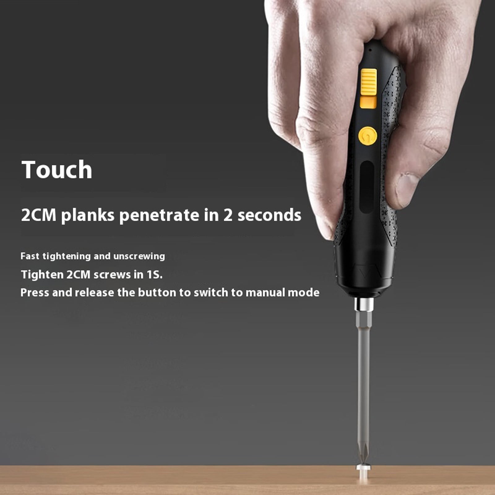 46 in 1 Rechargeable Cordless Electric Screwdriver Set Precise Power Tool Drill for Computer Repair