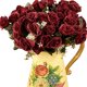 thumbnail image 2 of Gwong Decoración hogareña 12 CABEZA CABEZA ARTÍFICA FAKE FLOR FLOR DE BODA DE BODA RAMA DE NOMBRICA DE RAMIO DE CASA DE LA HOGAR Gwong 8103341, 2 of 6
