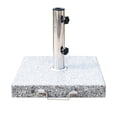 thumbnail image 1 of Outsunny 16.5" Marble Umbrella Heavy Base w/ Wheels, 1 of 2