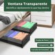 thumbnail image 2 of Caja de Almacenamiento Debajo de la Cama con Ruedas 2pcs Organizador para Ropa, Mantas, Juguetes, Zapatos y Libros, 2 of 4