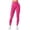 Z-Hot Pink16, variant on JIAYUE Women's Seamless Leggings Ankle Length Tight High Waisted Athletic Elastic Bottoms Solid Color Slim-Leg Quick Drying Breathable Yoga Pants