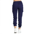 thumbnail image 3 of EDFBUYKRS Female Women Pants Casual Womens Pants Petite Pull On Ladies Pocket Cargo Casual Pants Elastic Waist Corset Rope Pants Xxxxl, 3 of 5