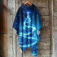 thumbnail image 6 of Wensltd Women's Christmas Long Sleeve Cape Holiday Party Hooded Shawl Costume Fashion Clothing, 6 of 9