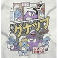 thumbnail image 2 of Purple Smurfs GNAP Manga Panel Long Sleeve TShirt Men Women Brisco Brands M, 2 of 6
