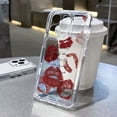 thumbnail image 2 of Funda para iPhone 16, funda suave y transparente para iPhone 11, 12, 13, 14, 15 Pro Max, XS, XR, 7, 8 Plus, SE 2020, funda con labios rojos sexys para chica, 2 of 4