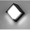 thumbnail image 1 of Luz de pared exterior LED moderna de 12 W impermeable Ip65/aluminio+acrílico/6000 K blanco frío/lámpara de pared LED (blanco frío cuadrado), 1 of 5