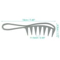 thumbnail image 4 of Unique Bargains 3 Pcs Hair Comb Wide Tooth Anti Static Detangling Comb for Wet and Dry Gray, 4 of 7