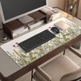 thumbnail image 5 of Wild Herbs Floral Desk Mat, Desk Accessory, Cute Workspace, Trendy Workspace, Trendy, 35.4x15.7in Large Gaming Mouse Pad, Cute Desk Topper, Pretty Desk Pad, 5 of 6