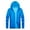 Blue, variant on DQRPSEETB Womens Summer Tops Women Solid Rain Jacket Outdoor Plus Size Hooded Windproof Loose Coat Water Proof Raglan Storage Bag Womens Casual Tops L