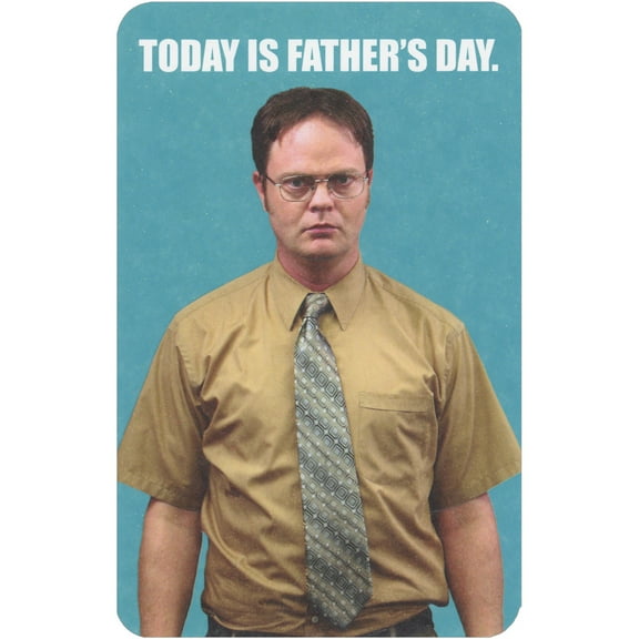 American Greetings The Office Dwight Schrute: Today is Father's Day Funny / Humorous Father's Day Card for Dad
