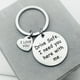thumbnail image 5 of Llaveros para mujer, llavero de billetera, llavero de auto, lindo llavero de acero inoxidable de moda, regalo, conduce con cuidado, te necesito aquí conmigo, llavero de animal de 25 mm, 5 of 5