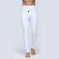 thumbnail image 2 of JIKNTTR Men's Thermal Compression Pants Athletic Sports Leggings & Running Tights Solid Color Comfort Base Layer Bottoms Underwear Long Johns Bottom, 2 of 3