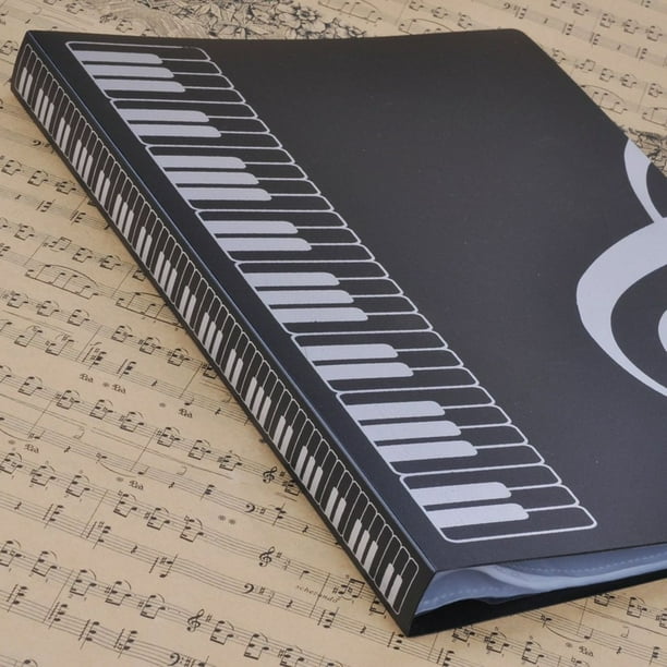 2021 nouveauté 80 feuilles A4 dossiers de livre de musique Piano bande de  partition chorale dossier de type insertion fournitures de musique produit  de stockage de fichiers étanche 