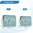 thumbnail image 4 of FORMRS 13"-13.3" Laptop Sleeve Protective Case Soft Carrying Quilted Computer Bag Cover, Beautiful Leaves Pattern, 4 of 7