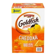 Pepperidge Farm Goldfish Cheddar Crackers Resealable Bags, 3 pk./19.2 oz