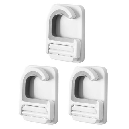 

Mop Holder 3pcs Multifunctional Broom Hooks Clips Hanger