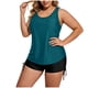 thumbnail image 1 of Traje de Baño de Corte Alto para las Mujeres Traje de Baño de Cintura Alta para las Mujeres Moda Color Sólido con Cojín de Pecho sin Soporte de Acero Traje de Baño Dividido con Cordón Suelto, 1 of 6