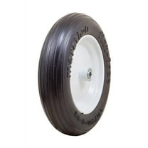 Marathon 00044 Flat Free Wheelbarrow Tire Ribbed Tread