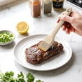 thumbnail image 5 of Cook with Color Silicone Basting Brush, Heat-Resistant Pastry and BBQ Sauce Brush, Taupe, 5 of 5