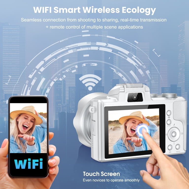 Zostuic 88MP 8K WiFi Digital Camera, 3