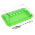 thumbnail image 1 of AMERTEER Butter Dish Container Cheese Keeper Holder Storage Tray Saver Plastic Food Covered French Box Containers Sliced Lid, 1 of 7