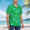 thumbnail image 2 of Lsque Octopus1 pattern Hawaiian Shirt for Men, Unisex Summer Beach Casual Short Sleeve Button Down Shirts-3X-Large, 2 of 9