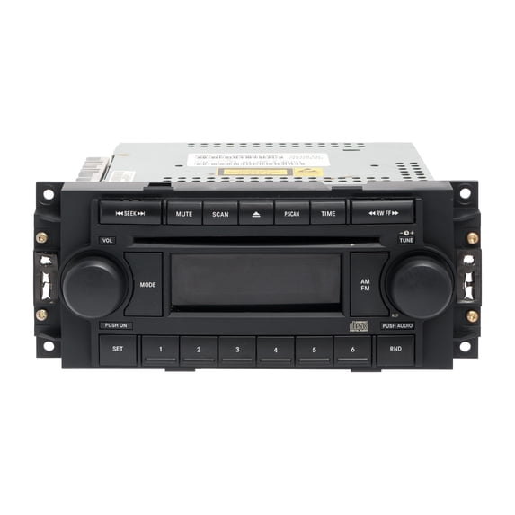 Restored 20062010 Chrysler Dodge Jeep AM FM Radio Receiver CD Player 05091710AE REF (Refurbished)