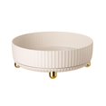 thumbnail image 1 of Estante organizador multifunción de almacenamiento giratorio de 360 grados, resistente al aceite, antideslizante, soporte para suministros de cocina, blanco, 1 of 5
