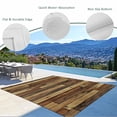 thumbnail image 6 of Outdoor Rug 4x6 ft Rustic Farmhouse Waterproof Outdoor Patio Rug Mat Non Slip Outside Area Rugs Carpet for RV,Camping,Porch,Deck,Pool,Balconybackyard,Brown Wood Textured, 6 of 9