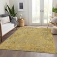 thumbnail image 6 of Addison Rugs Mayfield Premium Machine Washable Transitional Swirls Gold Rectangle Rug, 8' x 10', 6 of 6