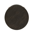 thumbnail image 5 of Weston Home Ario Wood and Metal T-Brace Round End Table, Brown Finish, 5 of 8