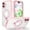 Pink, variant on ELEHOLD Full Body Clear Magnetic Case for iPhone 17 Built-in Screen Protector , Shockproof Slim Rugged Magnetic Invisible Ring Stand Protective Case,Clear