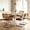 Brown, variant on Set of 2 Mid‑Century Modern Cane Rattan Dining Side Chairs, Cantilever Chrome Metal Frame, Solid Wood Rattan Back, Faux Leather Padded Seat, Armless Accent Chairs for Kitchen, Dining Room, Cafe