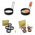 thumbnail image 1 of TINKER Stainless Steel Egg Cooking Rings with Handle, Portable Grill Accessories, For Camping Indoor Breakfast Sandwich Burger, Pancake Mold for frying Eggs and Omelet, 1 of 12
