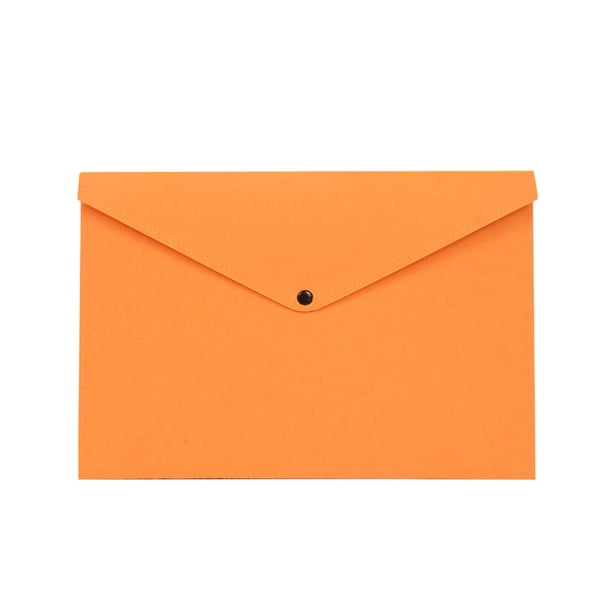 Organizador de documentos Cateissary carpeta de fieltro naranja
