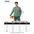 thumbnail image 4 of Yesfashion Man's Christmas Sweater Reindeer Snowflake Pattern Crew Neck Holiday Pullover Knitwear, 4 of 4