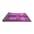 thumbnail image 2 of Ahgly Company Indoor Rectangle Abstract Purple Modern Area Rugs, 6' x 9', 2 of 4