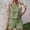 Light Green, variant on MAIHAN Women Vacation Outfits Spring Outfits Short Sleeve Top and Shorts Pant Sets Women 2 Piece Outfits Plus Size Outfits for Curvy Women