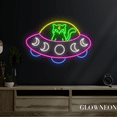 thumbnail image 4 of Glowneon Cat Moon UFO Led Sign, Cat Spaceship Neon Sign, Gift For Kid, 4 of 5