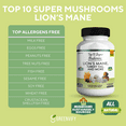 thumbnail image 4 of GREENVIFY Mushrooms Lion's Mane Brain Health Support Supplement, 60 Count, 4 of 6