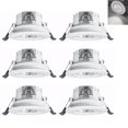 thumbnail image 1 of Projecteurs COB Ultra Fins à Angle Réglable 6W Anti-Reflets Encastrés 3000K 4000K Optionnels, 1 of 8