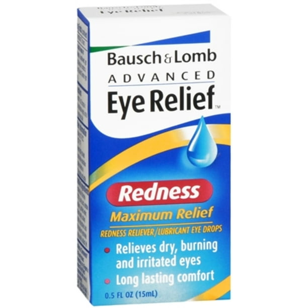 Bausch & Lomb Advanced Eye Relief Redness Maximum Relief Eye Drops, 0.