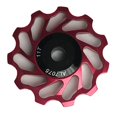 thumbnail image 2 of Splihome Bicycle Bearing Guide Wheel Speed ​​Rear Derailleur 11T Bike Sprocket red, 2 of 9