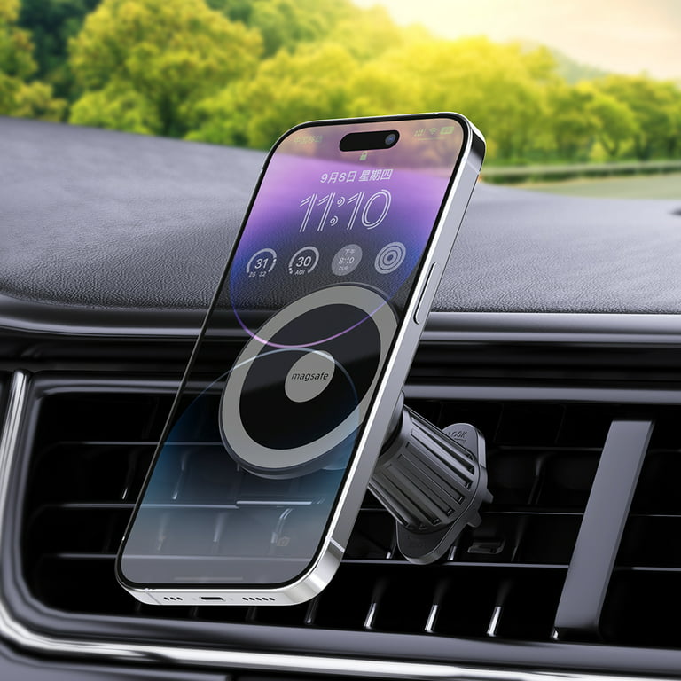 Magsafe car Mount for iPhone, Magnetic Phone Holder for Car