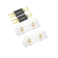 thumbnail image 4 of Uxcell 20A 32 Volt ANL Fuse Holder with Fuse DC and Clear Insulated Cover Metal Clear 2pcs, 4 of 5