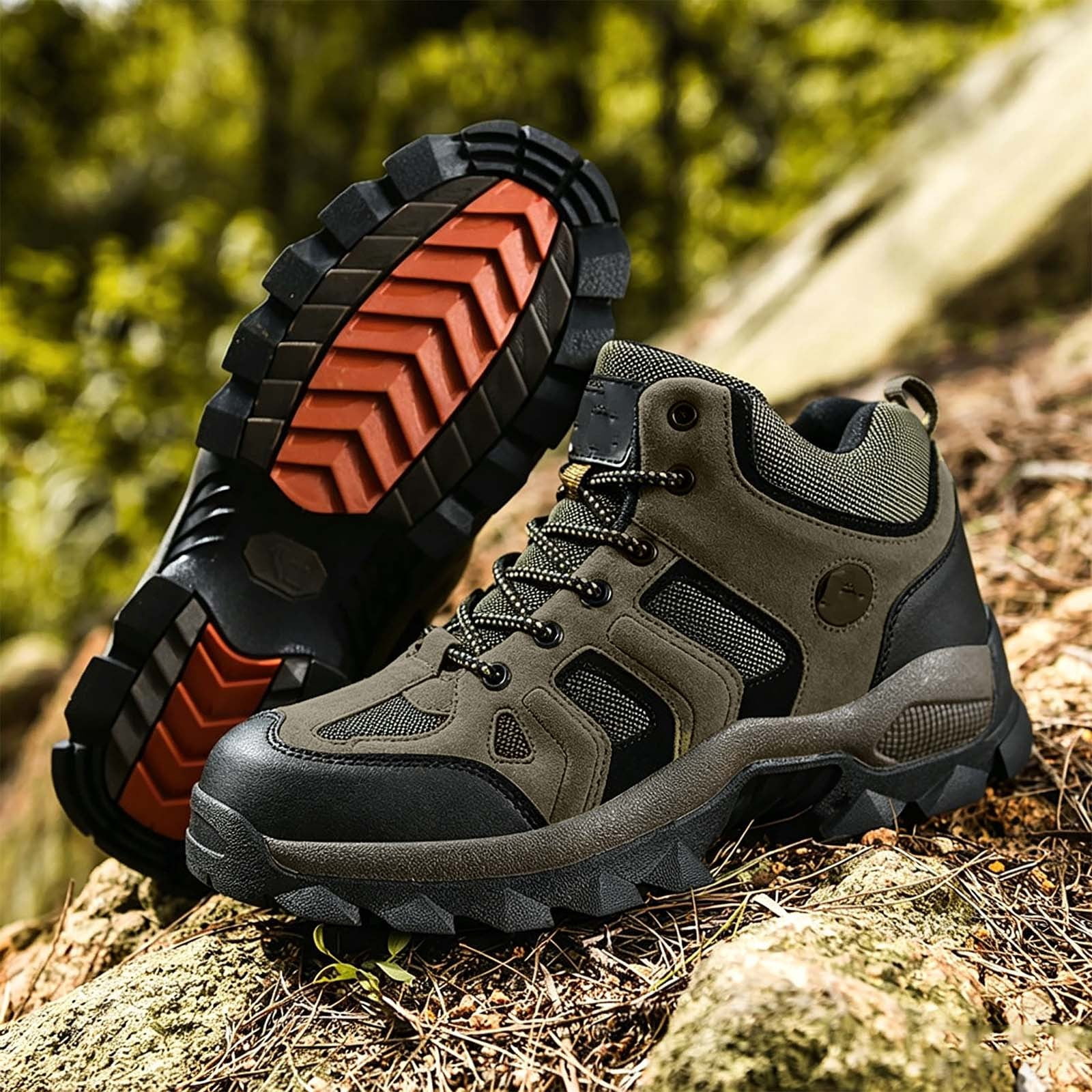 Win s Way Unisex Outdoor Hiking Shoes, Large Size Breathable Walking Sneakers for Couples