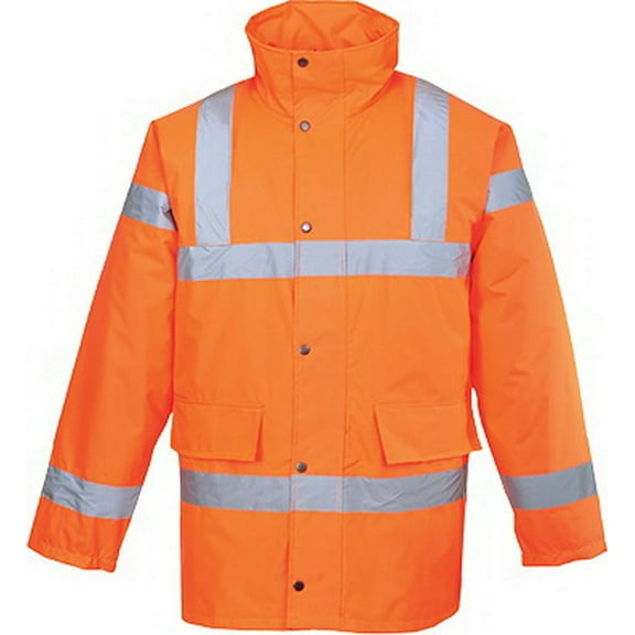Portwest URT30 Hi-Vis Traffic Jacket-Orange-XL