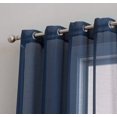 thumbnail image 2 of Cortina de protección de ventanas HLC.ME de gasa transparente, 2 paneles, azul marino, 2 of 7