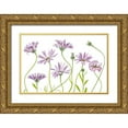thumbnail image 1 of Disher, Mandy 14x11 Gold Ornate Wood Framed with Double Matting Museum Art Print Titled - Cape Daisies, 1 of 4