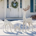 thumbnail image 2 of Ktaxon Lighted Christmas Decor 5ft Deer Family Set for Outdoor Yard Decoration w/ LED Lights, 2 of 13